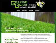 Tablet Screenshot of grazinggoatslawncare.com